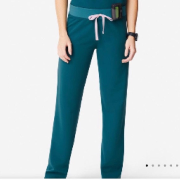 Figs Pants - Caribbean Blue XS Livingston scrubs pants
